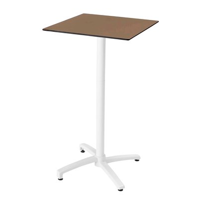 Table de jardin carré haute inclinable en hpl, OPERA OVIALA