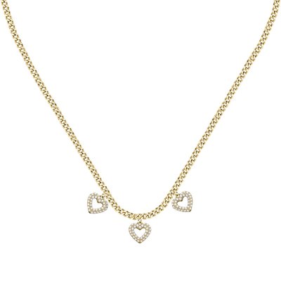 Collier en acier et cristaux INCONTRI MORELLATO