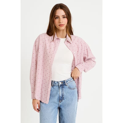 Chemise droite manches longues CACHE CACHE