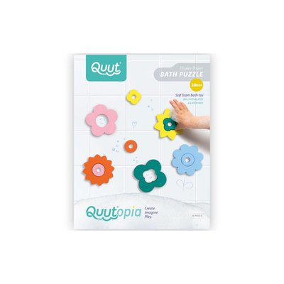 Puzzle de bain  Flower Power QUUT