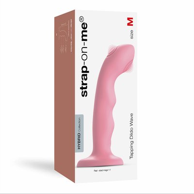 Dildo vibrant double tapotement Wave STRAP-ON-ME