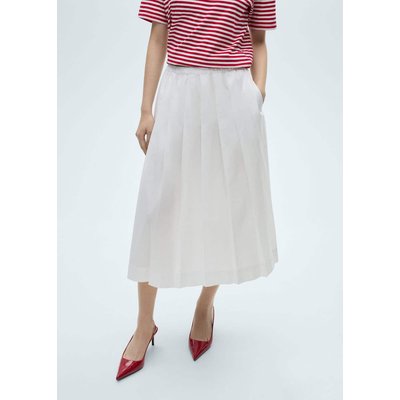 Jupe plissée coton MANGO