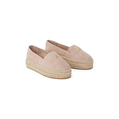 Suede Leather Platform Espadrilles TOMMY HILFIGER