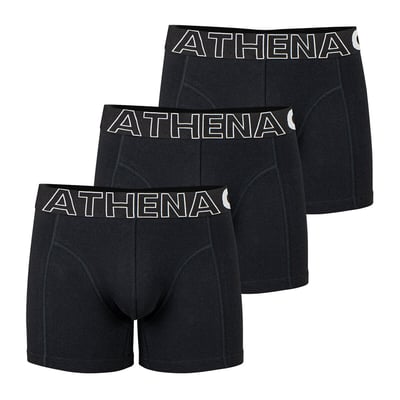 Lot de 3 boxers unis, Athena Pro ATHENA