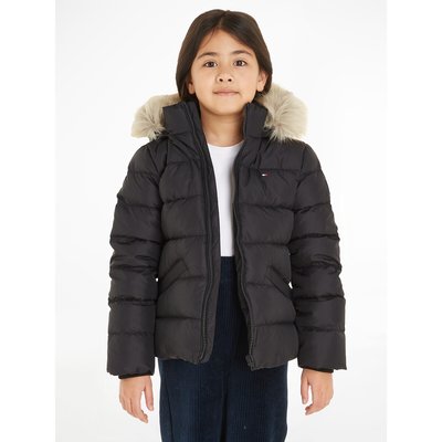 Girls black coat La Redoute