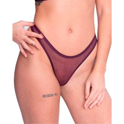 Culotte Ouverte En Tulle Et Dentelle DORCELSTORE