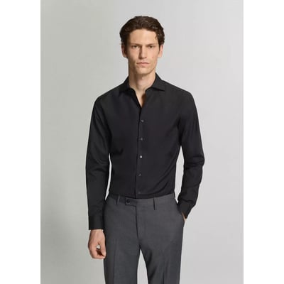 Chemise costume slim-fit popeline coton MANGO MAN