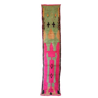 Tapis de couloir berbère marocain pure laine 71 x 355 cm AFK LIVING