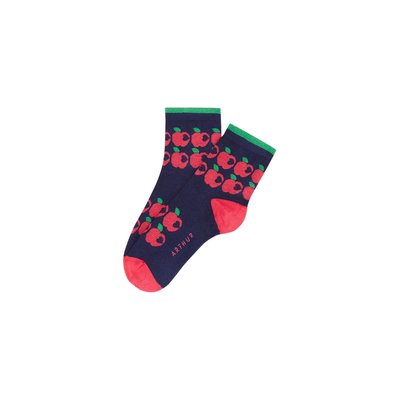 Chaussettes en coton imprimé Pomme d'amour ARTHUR