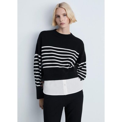 Pull-over maille combinée MANGO