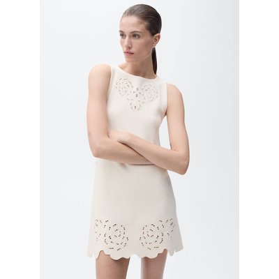 Robe maille détails ajourés MANGO