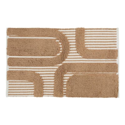 Tapis coton tufté 60x90cm POPPY ATMOSPHERA