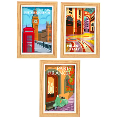 Lot De Cadres Photo 6x4 Pouces - Multicolore, Design Moderne Par NEXT