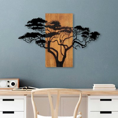 Décoration murale métal et bois – Acacia PIER IMPORT