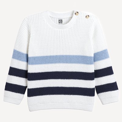 Pull col rond en grosse maille LA REDOUTE COLLECTIONS