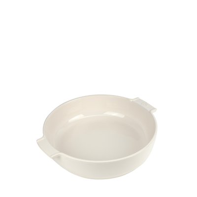 Plat four céramique rond écru 34 cm - 13,4' Appolia PEUGEOT