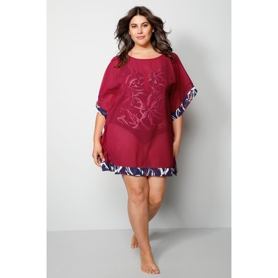 Tunique oversized en mesh avec bords à motif ULLA POPKEN