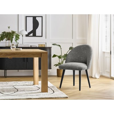 Lot de 4 chaises tissu chiné, LALIE BOBOCHIC