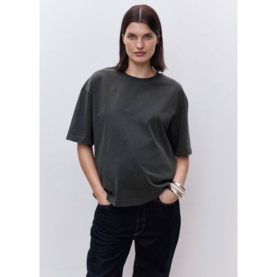 T-shirt coton oversize grossesse MANGO