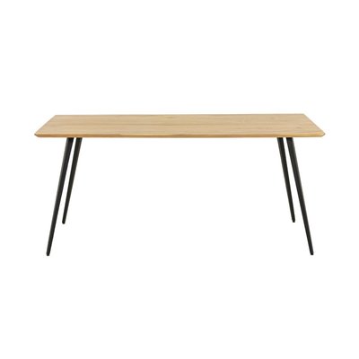 Table à manger en bois d'acacia et métal  ALAN MADE IN MEUBLES 
