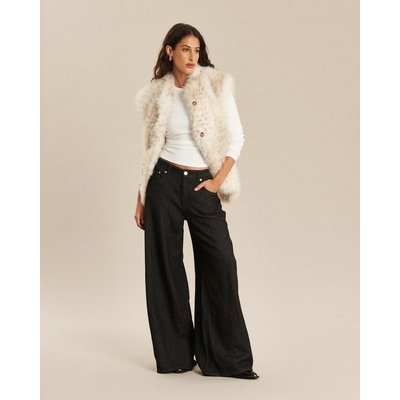 Veste sans manches oversized imitation fourrure LABDIP