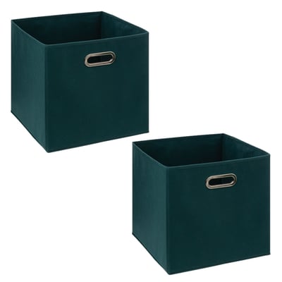 Lot de 2 boîtes de rangement en tissu MIX'N MODUL TOILINUX