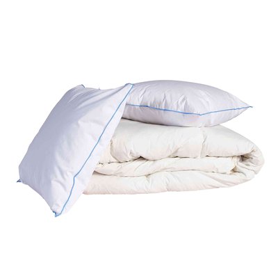 Pack couette confort oreiller 30% duvet SOMEO