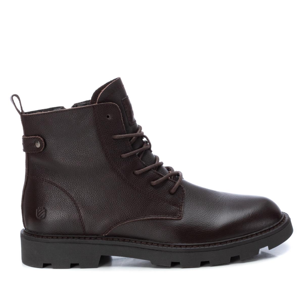 Bottines plate en cuir CARMELA