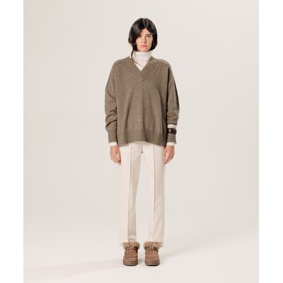 Pull oversize col V en cachemire RODIER