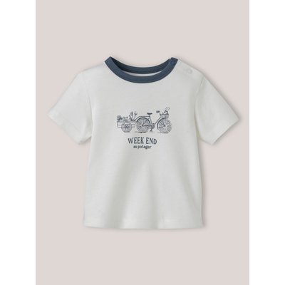 T-shirt imprimé en coton biologique CYRILLUS