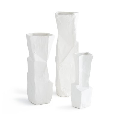 Vase géométrique en céramique mate, H51 cm, Risa AM.PM