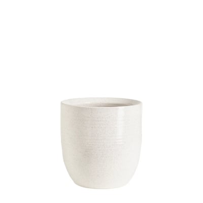 Cache-pot décoratif en grès H18 URIELL SIA DECO