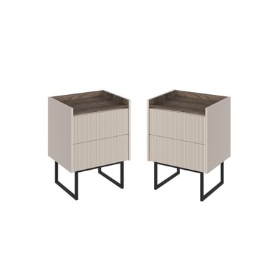 Table de chevet Panneaux de particules, LOUNA BOBOCHIC
