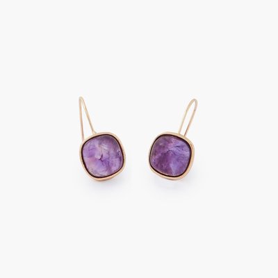 Boucles d'oreilles pendantes Pierres Semi-précieuses BALABOOSTE
