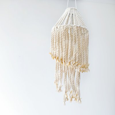 Abajur em macramé Espiral, MACRAMAR MACRAMAR