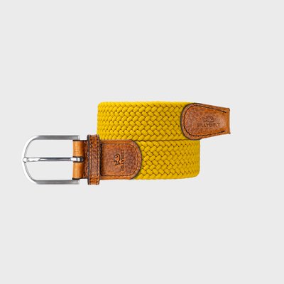 Ceinture femme jaune moutarde La Redoute