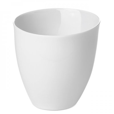Tasse à Thé Assoiffée Porcelaine Blanc Brillant Diam 8,5 cm TSE ET TSE ASSOCIÉES