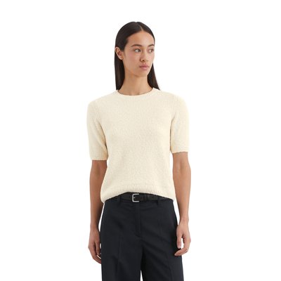Pull bouclette slim en mélange de coton organique MARC O'POLO