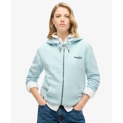 Sweat à capuche zippé à logo Essential SUPERDRY