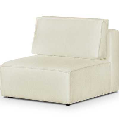 Chauffeuse modulable en tissu bouclé - HARPER MOD HOMIFAB