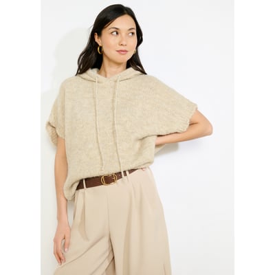 Pull à capuche manches courtes LOLALIZA