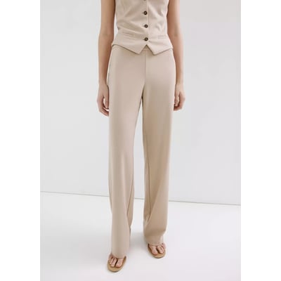 Pantalon droit taille normale MANGO