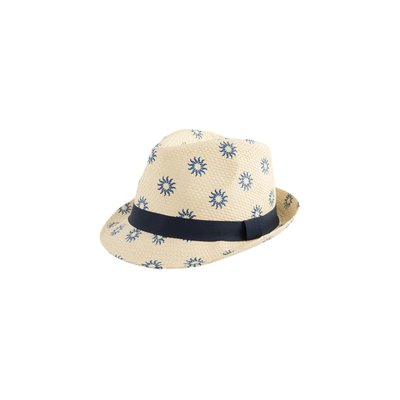 Chapeau mou en paille imprimé soleil NEXT