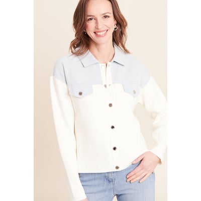 Gilet manches longues col chemise BREAL