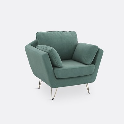 Fauteuil in fluweel Topim LA REDOUTE INTERIEURS
