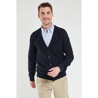 Cardigan boutonné en laine mérinos BERAC GUY DE BERAC