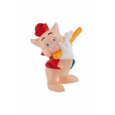 Figurine 3 petits cochons le flutiste BULLYLAND