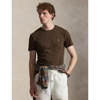 T-shirt à col rond Custom Slim Fit POLO RALPH LAUREN