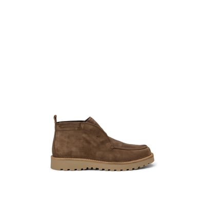 Chaussures à lacets, modèle Jack en cuir de vachette velours MARC O'POLO