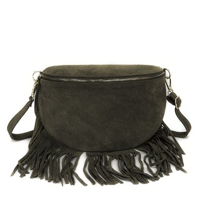 Sac banane en cuir nubuck italien LOU RODEO OH MY BAG